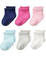 Carter's Baby-Girls Newborn Pointelle Socks (Pack of 6)