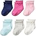 Carter's Baby-Girls Newborn Pointelle Socks, Multi, 0-3/Medium Months (Pack of 6)