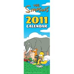 Official the Simpsons 2011 Slim Calendar