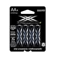 eneloop XX 2500mAh Typical / 2400 mAh Minimum, High Capacity, 4 Pack AA Ni-MH Pre-Charged Rechargeable Batteries