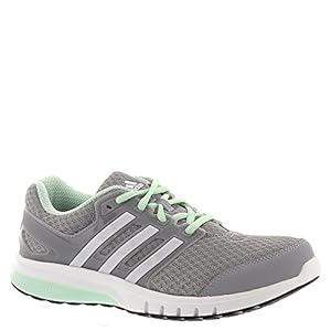 adidas Women's Galaxy Elite,Mid Grey/FTW White/Frost Green,US 10 B