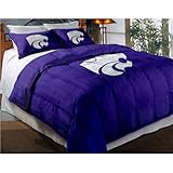 Kansas State Wildcats Comforter Set: Twin Comforter with Shams