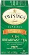 Twinings Irish Breakfast Decaf Tea, Tea Bags, 20-Count Boxes (Pack of 6)