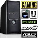 #3897 STROM SPAR Gaming / Multimedia COMPUTER | BeQuiet 80PLUS Super Silent 350W Netzteil mit 80Plus Zertifizierung | Quad-Core! AMD FX-Series FX-4100 Turbo 4x3.7 GHz | 750 GB SATA II | 8192MB DDR3 1333 | MSI 760GM-P23 FX| NVIDIA Geforce GTX 550Ti 2048 MB | ASUS 24x DVD-Brenner | 7.1 Sound | GigabitLAN