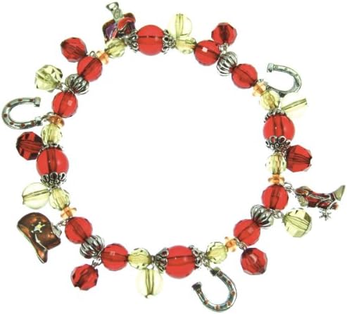 WILD WESTERN beaded JAR CANDY candle jewelry charm NEW