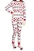 Lasher Girl's Elk Snowflake Printed Pajama Sets Christmas Sleepwear Top and Pant