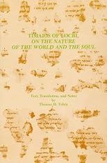 Timaios of Locri, on the Nature of the World and the Soul (Graeco-Roman Religion Series)