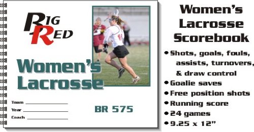 Big Red Lacrosse Scorebook Womens (EA)