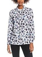 Peperuna Blusa (Blanco / Azul)