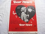 DEAR HEART GLENN FORD 1964 SHEET MUSIC FOLDER 397 SHEET MUSIC