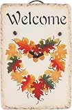 Fall Leaf Heart Slate