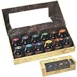 ProPassione Assortiment d'encres de calligraphie, 12 couleurs, flacons en verre de 21 ml chacun, coffret cadeau