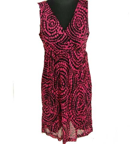 INC International Concepts? Printed Mesh Dress Scope Dot L