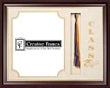 Graduate Tassel Mahogany Frame for 8 x 10 Picture 2012/2011(included) Made in the U.S.A.