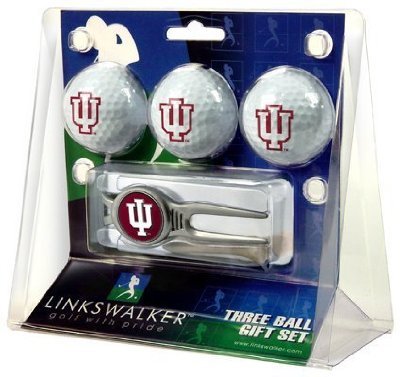 Indiana Hoosiers 3 Golf Ball Gift Pack W/ Kool Tool - Ncaa College Athletics