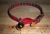 Tartan design Cat Safety Collar with Bell