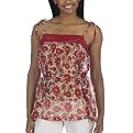 Cute Options Chiffon Spaghetti Strap Sheer Tops