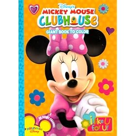 Disney's Mickey Mouse Clubhouse Giant Book to Color (Design Varies)