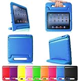 Fintie (Royal Blue) Casebot Kiddie Series Light Weight Shock Proof Handle Case for iPad 4th Generation with Retina Display, iPad 3 & iPad 2 Kids Friendly - Multi Color Options