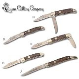 Queen Birdseye Maple Hunter Folding Knife Series