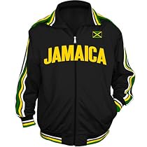 Jamaica World Cup Soccer Track Jacket (Black)