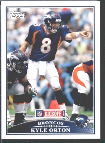 2009 Topps KickOff Football Card # 80 Kyle Orton Denver Broncos Mint Condition - Shipped In Protective ScrewDown Display Case!