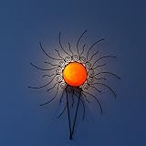 Produkt-Bild: Orientalische handgefertigte Wandlampe Sonne &Oslash; 60 cm