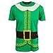Mens Elf Costume T Shirt Green
