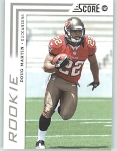 2012 Score Football Card #328 Doug Martin RC - Tampa Bay Buccaneers (RC - Rookie Card)(NFL Trading Card)