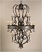 Currey and Company 9631 Bronze Verdigris/Gold Leaf Colossus Chandelier
