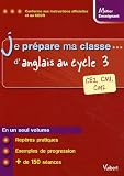 Je pr�pare ma classe d'anglais... au cycle 3
