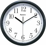 ADVANCE CLOCK CO. 10 Wall Clock [Black] by GENEVA/ADVANCE CLOCK CO