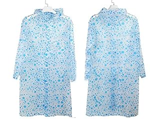 Bike Bicycle Cycling Cycle Waterproof Rain Coat Fashion Raincoat Cape Poncho 3 Colors Blue