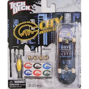 Tech Deck 96 mm Fingerboard: CITY Skateboards Dave Bachinsky: 20024292