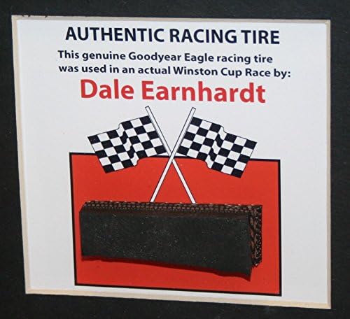 Dale Earnhardt Sr. NASCAR 16" x 17" 1987 Winston Cup Framed Photo Collage with Authentic Racing Tire Piece