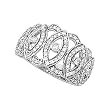 14K White Gold Diamond Ring/Band - 0.67 Ct.