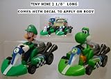 51%2B4Nc NHDL. SL160  Yujin Super Mario Kart Figure Luigi Yoshi Set