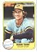 1981 Fleer # 511 Robin Yount Milwaukee Brewers Baseball Card - In A Protective ScrewDown Display Case!