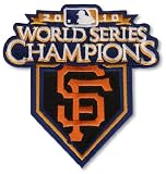 San Francisco Giants 2010 World Series Champions MLB Baseball Jersey Sleeve Patch