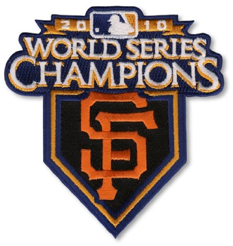 San Francisco Giants 2010 World Series Champions MLB Baseball Jersey Sleeve Patch
