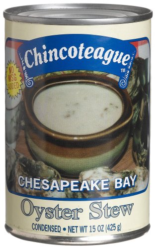 Chincoteague Seafood Oyster Stew, 15-Ounce Cans (Pack of 12) by Chincoteague Seafood