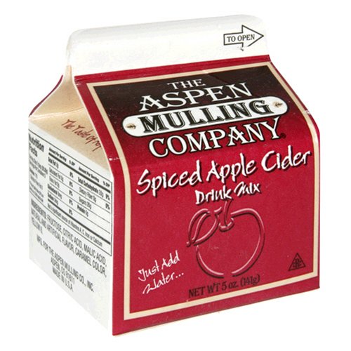 Aspen Mulling Spiced Apple Cider Drink Mix, 5-Ounce Cartons (Pack of 9) by Aspen Mulling