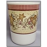 Linda Spivey Hearts and Stars Plastic Waste Basket