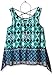 Beautees Girls' Shark Bite Tank Top with Necklace