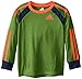 adidas Boys' Performance Logo Long Sleeve Tee Shirt