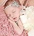 Baby Crown,SBParts Large Crystal Crown Tiara Slider Baby Headband