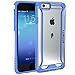 iPhone 6S Plus Case, POETIC Affinity Series Premium Thin/No Bulk/protection where its needed/Clear/Dual material Protective Bumper Case for Apple iPhone 6S Plus/iPhone 6 Plus (Blue/Clear)
