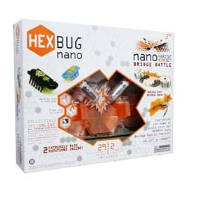 HEXBUG HexBug Nano - Bridge Battle Kit (assortment) 6016967-(Description: Watch your Hexbug scuttle around with theHexBug Nano - Bridge Battle Kit. This 29-piece set includes 2 raremutations.�Soldseparately. Actual product may differ from photo.��Thisproduct is delivered to us by the manufacturer as part of a random assortmentof several different models. We are therefore unable to guarantee you receive themodel of your choice. By placing an order for this product, you agree toreceive any of th