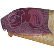 Wool Blanket Queen Size Asian Jacquard Pattern India 82 inches x 60 inches