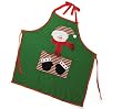 Snowman Stripes Christmas Holiday Adult Chef's Apron